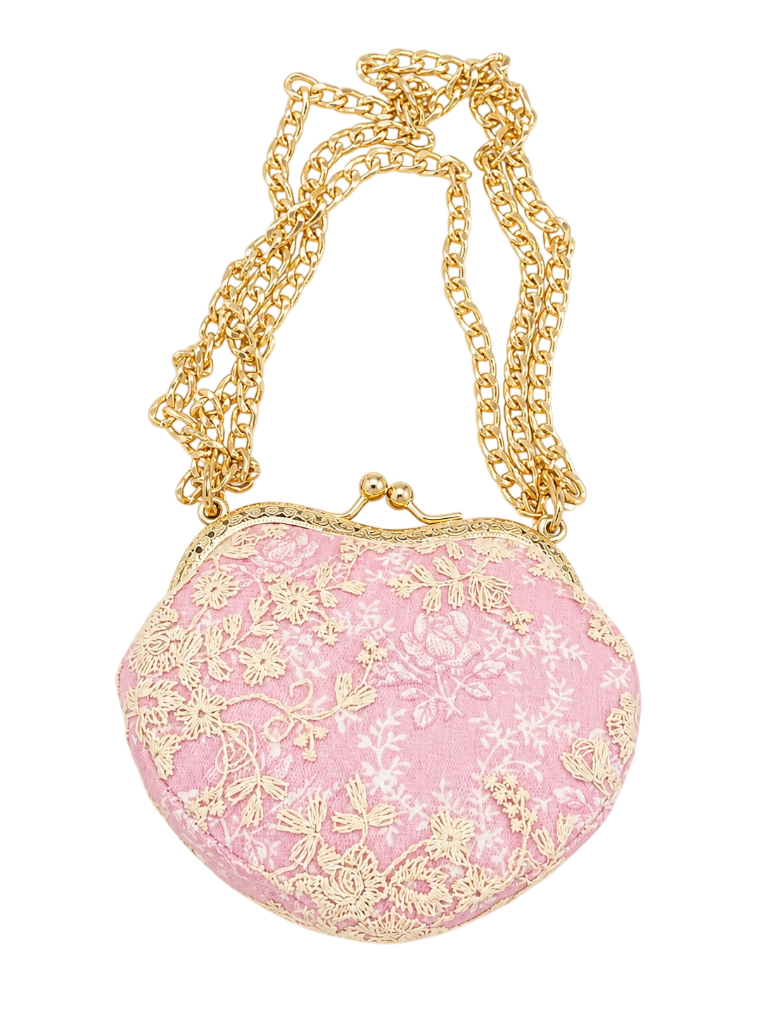 Pink Mini Heart Vintage Bag