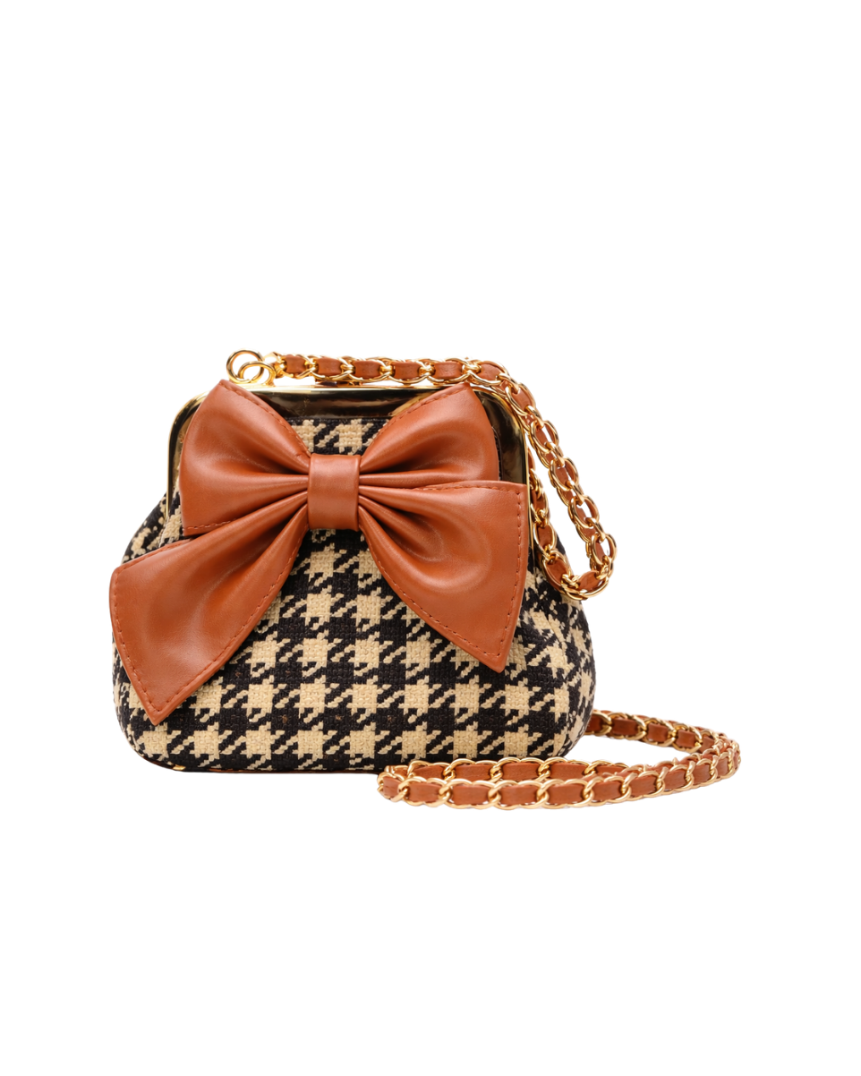 Big Bow Bag - Brown