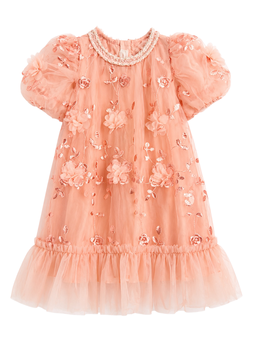 Pink Blossom Tulle Dress