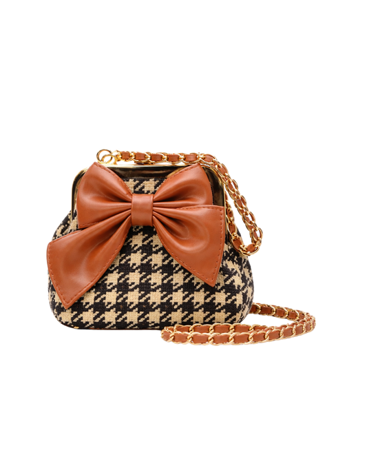 Big Bow Bag - Brown