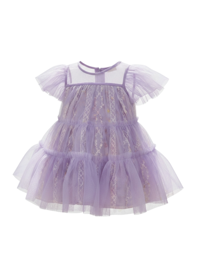Toddler Lavender Bloom Tulle Dress