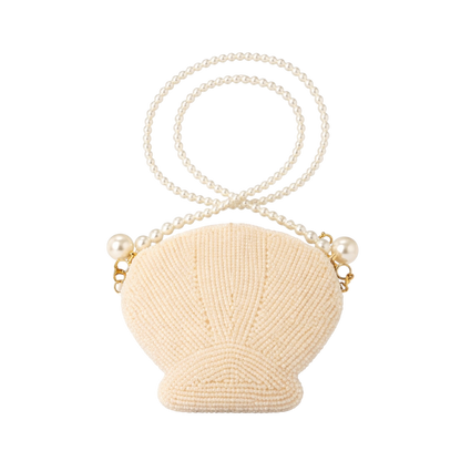 Pearl Shell Beaded Mini Bag