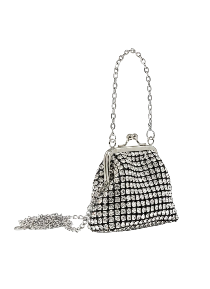 Crystal Mesh Chain Mini Bag