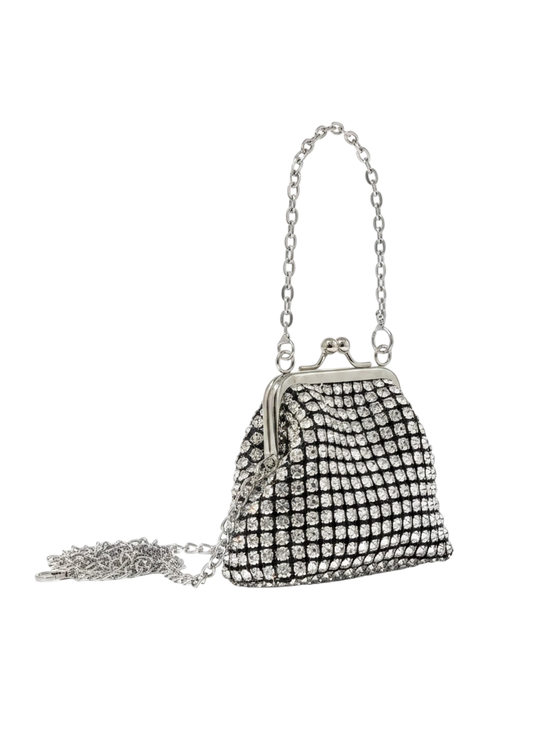 Crystal Mesh Chain Mini Bag