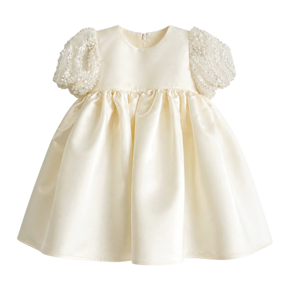 Ivory Pearls Baby Dresses