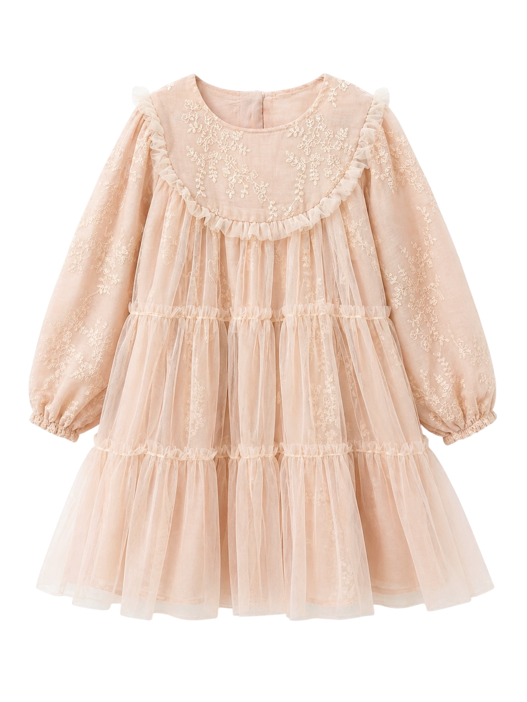Dusty Blue / Pink Lace Dress