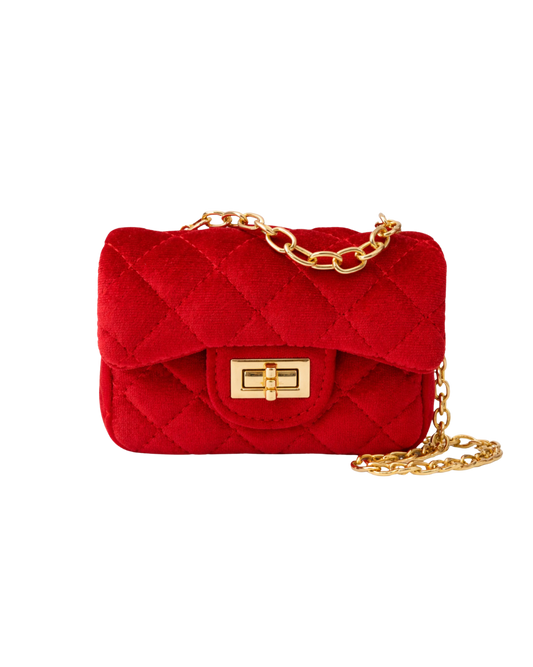 Velvet Bag - Red