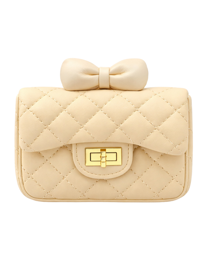 Yellow Bag with Top Bow
