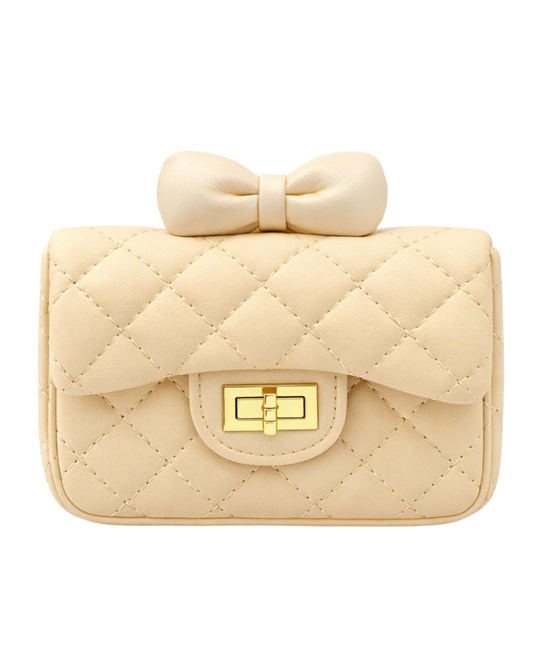 Yellow Bag with Top Bow